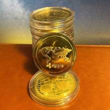 Ripple (XRP) Commemorative Coin Collectible Gift Coin, Reward Coin To Give To Friends - Gold - View 5