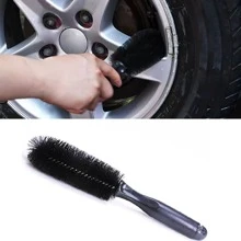Kit multifunzionale per dettagli auto, set di spazzole per la pulizia dell'auto con spazzole per cerchioni, spazzole per le bocchette d'aria, tamponi per lucidatura, guanto per lavaggio e panno per la pulizia