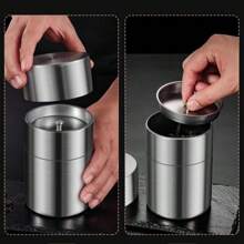 زجاجة محكمة الغلق من الفولاذ المقاوم للصدأ 304، قطعة واحدة، حاوية تخزين طعام وفاكهة مجففة، وحاوية لتخزين الحبوب والشاي، لاستخدامات المطبخ والأنشطة الخارجية