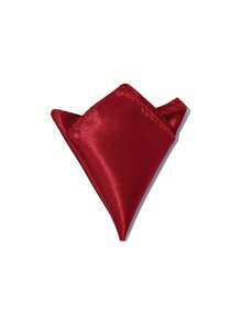 1 pièce de pochette carrée de poche de costume pour garçon, en couleur unie. Accessoire de poche de costume tuxédo de style britannique, écharpe de poche pour événement formel