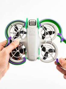 1 Set DJ Neo Drone Propeller Guards And Camera Gimbal Protective Cover, Anti-Collision Anti-Scratch Covers, In Orange And Green Colors, Professional Drone Protective Accessories (Batteries Not Included)