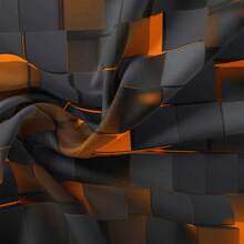 3pcs Quilt Doona Duvet Cover Bedding Set Geometric Grid Checked Plaid Printed, Ultra Soft & Comfortable, For Bedroom, Guest Room (1*Duvet Cover + 2*Pillowcase, Without Comforter & Pillow) - Orange Grid - 查看 3