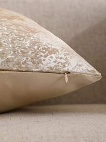 Miater 2入組金屬提花幾何圖案枕套 - 金色 - 查看 10