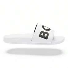 Hugo Boss Sandalia BOSS Sean Slid White Blanco/Negro Para Hombre - Blanco - Ver 1