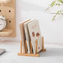 Estante multiusos de bambú, puede almacenar platos, tazones, tazas, libros, tapas de ollas, tablas de cortar, estante de secado, estante de escurrido, estante de almacenamiento, adecuado para gabinetes de cocina (mantener seco) - Marrón - Ver 4