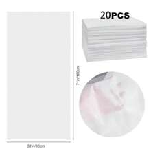 Disposable Bed Sheet 20 Pieces 80cm X 180cm Massage Table Sheet Non-Woven SPA Bed Cover Breathable Massage Beauty Tattoo