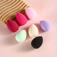 1 Makeup Sponge With Storage Box, 2 Powder Puff Sets, Beauty Egg + Storage Box Set Portable Makeup Sponge For Daily Makeup