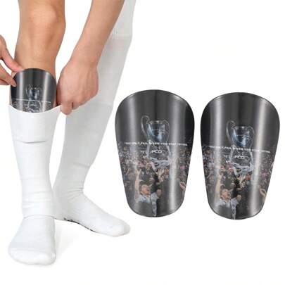 1 Pair Ultra-Mini Football Shin Guards - Extremely Small Football Inserts - Ultralight And Comfortable Unisex Shin Pads