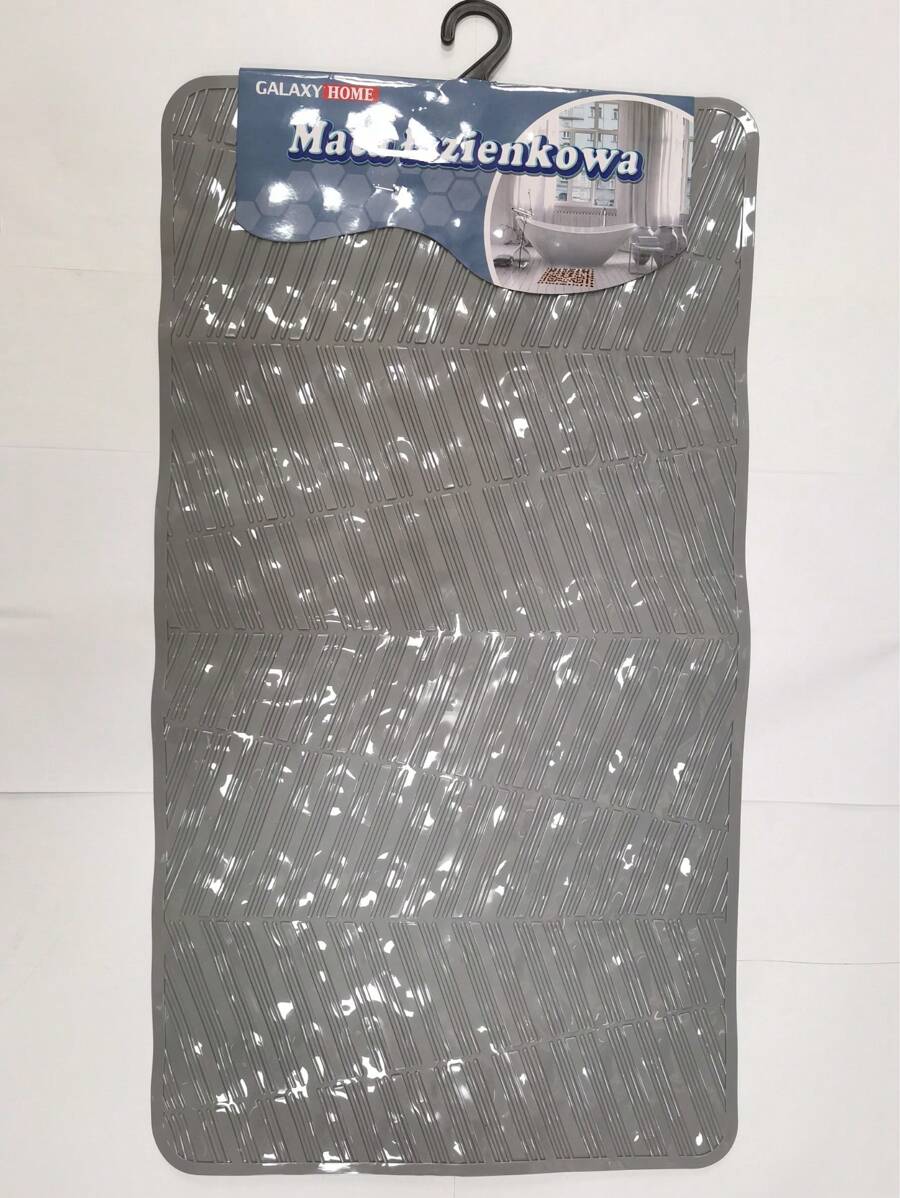 1 szt. Bezwonna miękka gruba mata prysznicowa z przyssawką Kolory wysyłane losowo Wystrój łazienki w domu Dywanik łazienkowy Dywanik podłogowy Dywanik zewnętrzny Dywanik drzwiowy Letnie akcesoria łazienkowe