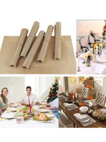 1pc/4pcs/6pcs PVC Placemats, Square Non-Slip Heat Resistant & Fadeless Dining Mats For Home Decoration, Nordic Style Solid Color Table Decoration Coasters For Kitchen, Living Room, Dining Room, And Bedroom