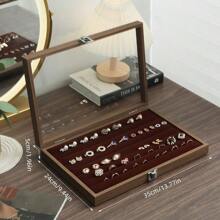 1 件珠宝展示托盘，适用于项链、耳环、手链、戒指和耳环，适合阳光旅行和返校使用 - 彩色 - 查看 20