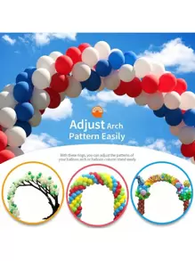 1 Pack Of 30 Balloon Clips For Balloon Arch, Transparent Balloon Rings For Balloon Decorating, Convenient Balloon Flower Clips For Birthday Decorations, Suitable For Balloon Arches,Christmas