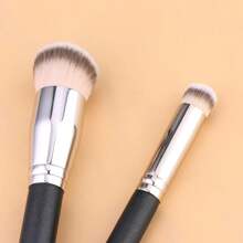 14-Piece Makeup Brush Set With Powder Puff And Beauty Sponge, High-Quality Synthetic Brushes For Liquid Foundation, Blending, Beauty Sponge Mixer, Powder Puff For Liquid, Cream, Powder, Concealer, Etc.
