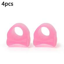 Separadores de dedos de los pies de silicona blanca y rosa, 2/4/6/8/10 piezas, divisor de dedos suave, resistente al agua y duradero, adecuado para deportes y cuidado diario de los pies, protector y funda para los dedos - Multicolor - Ver 11