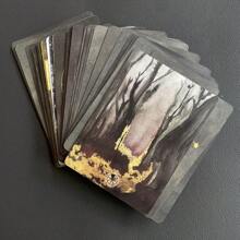 Living Wheel Astrology Oracle Cards, 55 Cards, 9X6cm - Black - View 3