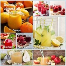 1 Pc Portable Electric Juicer, Multi-Functional Fruit Juice Maker For Home Use, USB Rechargeable Automatic Fresh Squeeze Machine For Orange, Watermelon, Lemon,Blenders For Kitchen, Travel Essential, New Year And Christmas Gifts For Women