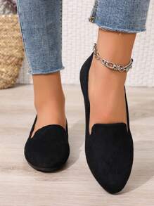 2025 Spring & Summer New Flat Slip-On Shoes, Fashion Versatile Casual Flat Women Shoes, Low Vamp Women Flats, All-Season Women Shoes, Work Shoes