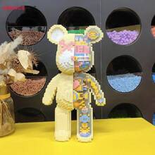 8900 Stücke mechanischer Bären Bauklötze 3D Puzzle, Dekoration für den Schreibtisch, Wohnzimmer Ornament, geeignet für Jugendliche, Geschenke für Halloween & Weihnachten