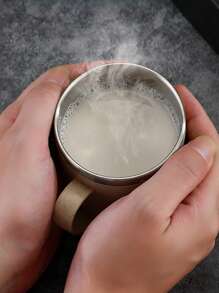 1 szt. spersonalizowany kubek do picia dla dzieci – izolowany kubek śniadaniowy ze stali nierdzewnej z podwójnymi ściankami i uchwytem, odpowiedni do mleka i napojów, mały kubek o pojemności 200 ml/7 uncji, możliwość personalizacji tekstu w wielu wierszach, do szkoły, spersonalizowany, niepowtarzalny, idealny prezent dla niego, na rocznice, Walentynki, Dzień Matki, urodziny, Dzień Ojca, ukończenie szkoły, wesele, parapetówkę, gotowy na brunch, spersonalizowane kubki, ciepła atmosfera, dom i styl życia, nawiedz swój dom, pamiątki