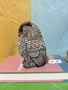 Resin Simulated Owl Ornaments, Furniture Cabinet Desktop Decorative Crafts Gifts Birthday Graduation