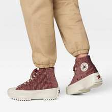 Converse Tenis Run Star Hike HI Striped Knit - Original - Lila Púrpura - Ver 3