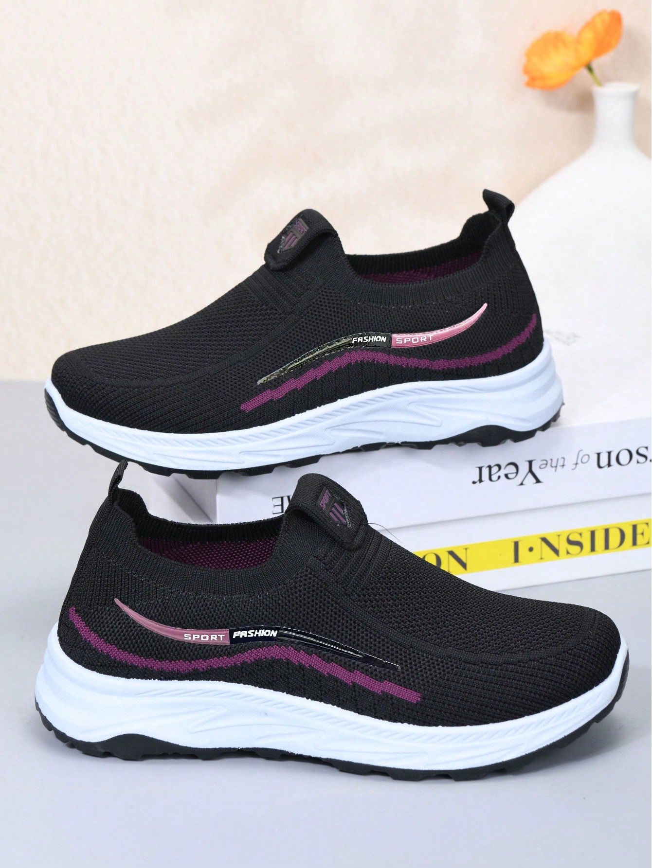 أحذية رياضية نسائية مريحة للربيع/الصيف، شبكة تنفس،...