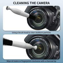 1 pezzo Kit di pulizia multifunzione 10 in 1 per tastiera, AirPodsPro/4/3/2, laptop, fotocamera, con spazzola morbida e estrattore di tasti, strumento compatto e portatile per la pulizia della polvere