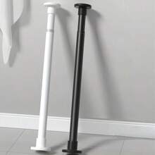 FEPK 1pc Non-Drilling Telescopic Rod, Built-In Spring, Strong Load Bearing, Suitable For Shower Curtain Rod, Drying Rack, Curtain Rod, Roman Rod, Wardrobe Support Rod, Door Curtain Rod Bathroom Decor - Multicolor - View 3