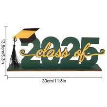 1pc Đồ trang trí đứng bằng gỗ 3D tốt nghiệp, Quà tặng tốt nghiệp - Nhiều màu - Xem 9