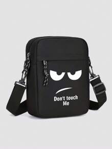 这款时尚黑色牛津布单肩包，配有可调节肩带，大容量休闲斜挎手机包，适合男士使用，饰有骷髅和玫瑰印花，是情人节、万圣节旅行者的理想礼物，也可作为帆布手提包、相机包、万圣节配饰、侧包或旅行包使用。 - 彩色 - 查看 14