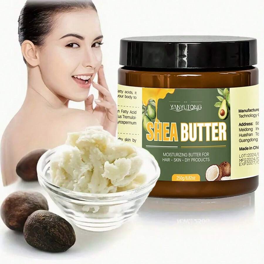 250g 有机乳木果油，适用于身体和面部。它可以软化、平滑和滋润皮肤。具有清新香味的身体霜。适合所有皮肤类型。身体乳液。 - 彩色 - 查看 1