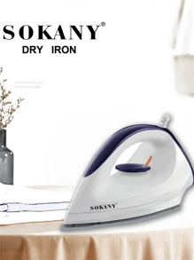 SOKANY SOKANY-119 Household Electric Iron Handheld Steam Ironer Mini Portable Student Travel Ceramic Base Plate Design Suitable For All Kinds Of Clothes, Constant Temperature Ironing, Non-Damaging Clothes Adjustable Thermostat Control Overheat Protection