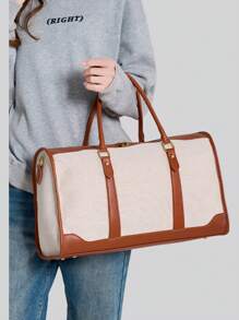 Individualisierbare Buchstaben Reisetasche, große Kapazität Handtasche, Tragetasche für Schwangerschaft Krankenhaus, Gym, Segeltuch, multifunktional, vielseitig, große Kapazität, leicht, funktional, praktisch für Studenten-Wohnheime, für Lehrer, für Jungen und Mädchen, für Teenager, Mittel- und Oberstufenschüler, Studenten