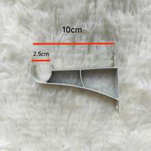 1pc Metal Curtain Rod Bracket, Modern Minimalist Roman Curtain Rod Universal Accessories, Drill-Proof Load-Bearing Bracket, Minimalist Home Installation Tool, Rust-Resistant Thickened Model, Side Wall Curtain Rod Installation Bracket, Easy To Install Curtain Rod Fixture Suitable For Home And Office Curtains (Screws Included As A Limited-Time Gift) - Multicolor - View 15