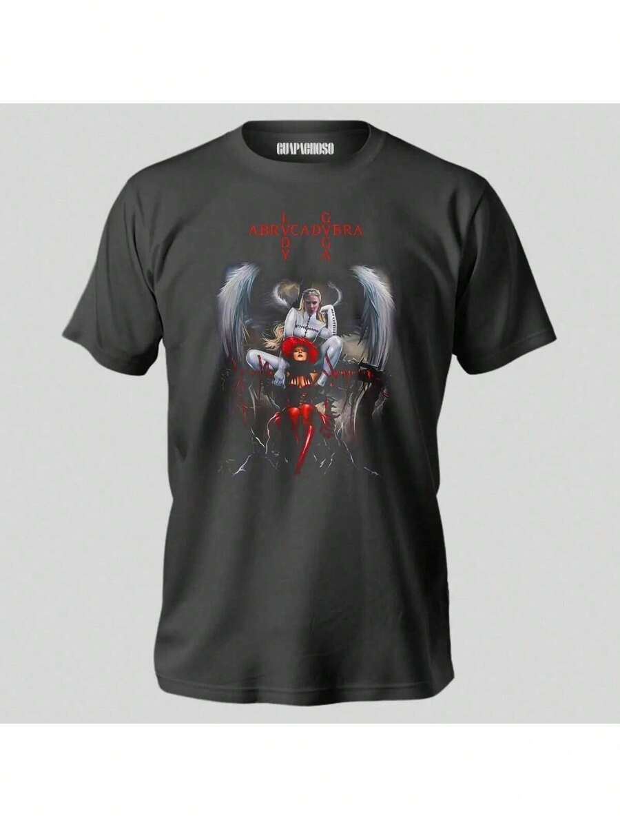 Playera Lady Gaaga Tour 2025 Mayhem Mexico - Negro - Ver 1