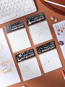 6 feuilles avec des motifs différents, matériau PET imperméable, fusion d'elfes et de la nature, motifs riches, convenant à diverses créations DIY, activités créatives familiales, activités de team building, etc., rentrée scolaire, fournitures scolaires