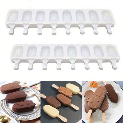 1pc DIY Silicone Ice Cream & Chocolate Mold - Popsicle Tray And Ice Cube Maker For Homemade Desserts, Perfect For Parties