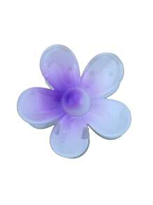 1 Stück/6 Stück blumenmusterhafte, süße und elegante Haarklammern aus buntem ABS-Kunststoff für Frauen, Candy-farbene Haraccessoires wie Haarklammern, Haarklammern, Haarklammern, Haarklemmen, Haarklammern