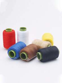 各种颜色的涤纶缝纫线，家用手工缝纫线