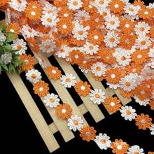 Colored Daisy Lace Edge - 1 Piece Polyester Embroidered Applique Ribbon For Sewing, Crafts And Garment Decoration, DIY Crafts, Party And Home Decor, Delicate, Patches, Decorative Ribbons, Sewing Accessories (1yard) - Multicolor - View 9