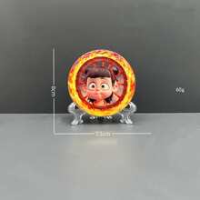 Nezha 2 Movie-Themed Cute Desktop Decoration Resin Craft Figurine, Ideal Small Gift