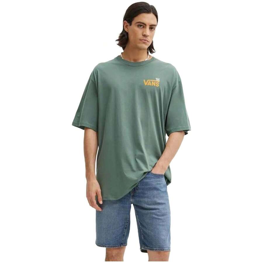 Vans Posted Men's Short Sleeve T-Shirt In Green ✅ Delivery 24/72h To Spain (Peninsula) - Green - View 1