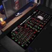 1 pezzo Tappetino per mouse extra large con schemi e grafici di candele per trading, un promemoria tascabile per ufficio, tappetino per computer portatile/tastiera, tappetino da scrivania, con bordi rinforzati, fondo in gomma antiscivolo, disponibile in diverse misure, perfetto per casa, ufficio, sala giochi, dormitorio, accessorio per computer, regalo ideale per fidanzato e fidanzata - sh-S176 - Visualizzare 2