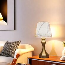 1pc LED Print Fabric Desk Lamp, USB Interface With 3 Color Adjustable Brightness, Suitable For Bedroom/Living Room/Study/Office, Can Also Be Used As Sleep Light, Energy Saving And Eye-Caring