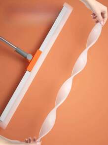 1pc Silicone Broom, High Window Cleaner, Home/Bathroom Floor Mop, Silicone Magic Broom, Suitable For Water Cleaning, Home Bathroom Decor, Autumn Decor, Back To School Decor - Multicolor - View 7