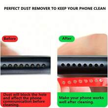 1pc Universal Phone Dust Cleaning Gel, Phone Port Cleaner Tool Compatible With IPhone// - Red - View 6