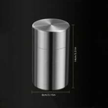 زجاجة محكمة الغلق من الفولاذ المقاوم للصدأ 304، قطعة واحدة، حاوية تخزين طعام وفاكهة مجففة، وحاوية لتخزين الحبوب والشاي، لاستخدامات المطبخ والأنشطة الخارجية