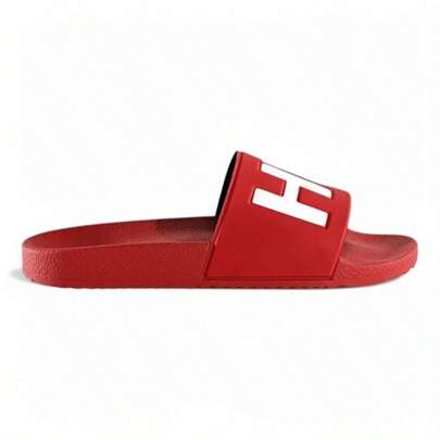 Hugo Boss Sandalia HUGO Timeout Slid Rojo/Blanco Casual Para Hombre