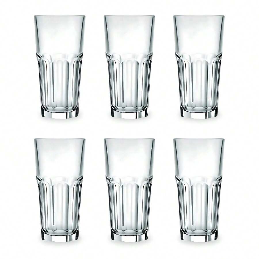 Set Of 6 Lumina Long Drink Glasses 410ml - Ad - 無色 - 查看 1