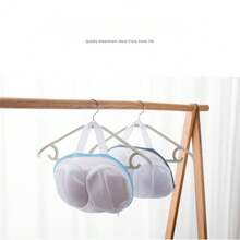 1pc Mesh Bra Wash Bag - Machine Washable, Anti-Deformation Bra And Lingerie Storage Bag With Zipper Closure, Travel & Household Storage Laundry Bag
